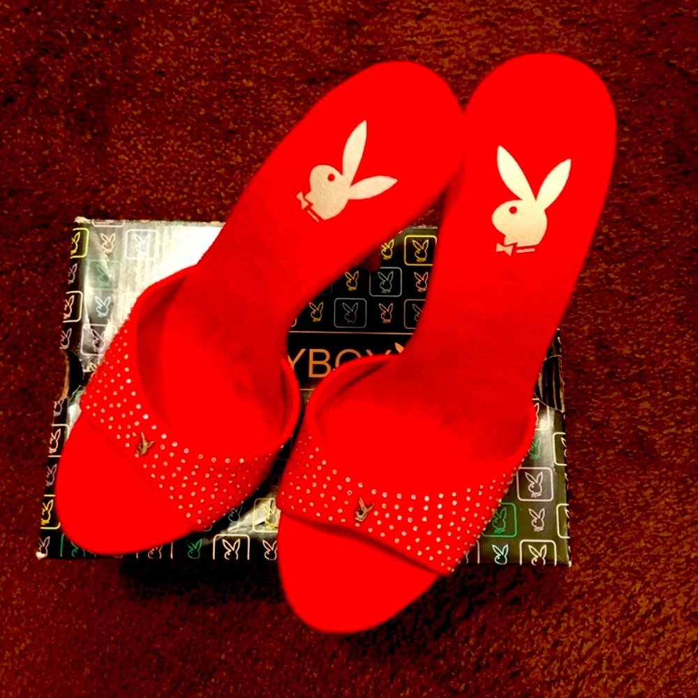 Playboy Bunny Sexy Red Shoes